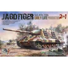 Takom TAK8001 - Sd.Kfz.186 Jagdtiger early/late production 2 in 1 in 1:35