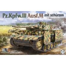 Takom TAK8002 - Pz.Kpfw.III Ausf.M mit Schürzen in 1:35