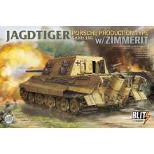 Takom TAK8012 - 1:35 Jagdtiger Porsche Production Type Sd.Kfz.186 w/Zimmerit