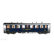 ESU 36643 - Plattformwagen, Pullman IIm, B 4229 DFB, blau, Ep V/VI, Vorbildzustand um 2008, mit digitaler Beleuchtung