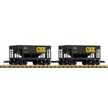 Piko 38953 - G 2er Set Schüttgutwagen CSX