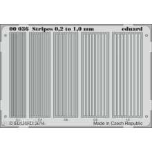 Eduard Accessories 00036 - Stripes 0.2 to 1 mm