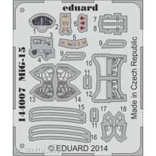 Eduard Accessories 144007 - 1:144 MiG-15 for Eduard