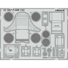 Eduard Accessories 321007 - 1:32 P-40B 1/32 GREAT WALL HOBBY