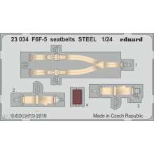 Eduard Accessories 23034 - F6F-5 seatbelts STEEL for Airfix in 1:24