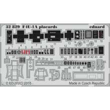 Eduard Accessories 32829 - 1:32 F4U-1A placards for Tamiya