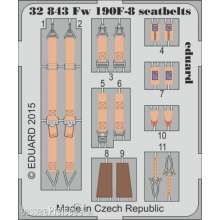 Eduard Accessories 32843 - 1:32 Fw 190F-8 seatbelts for Revell