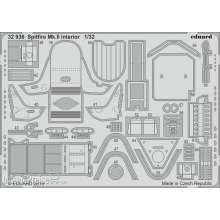 Eduard Accessories 32936 - Spitfire Mk.II interior for Revell in 1:32