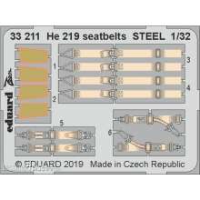 Eduard Accessories 33211 - He 219 seatbelts STEEL for Revell in 1:32