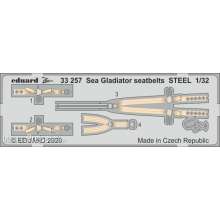 Eduard Accessories 33257 - Sea Gladiator seatbelts STEEL for ICM in 1:32