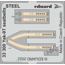 Eduard Accessories 33300 - 1:32 Yak-9T seatbelts STEEL