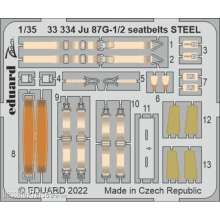 Eduard Accessories 33334 - 1:35 Ju 87G-1/2 seatbelts STEEL for BORDER MODEL