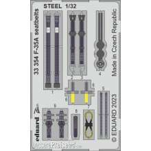 Eduard Accessories 33354 - 1:32 F-35A seatbelts STEEL 1/32 TRUMPETER