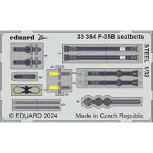 Eduard Accessories 33364 - 1/32 F-35B seatbelrs STEEL 1/32