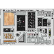 Eduard Accessories 491058 - B-17G radio compartment for HKM in 1:48