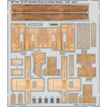 Eduard Accessories 491201 - B-17F wooden floors & ammo boxes 1/48 for HKM in 1:48