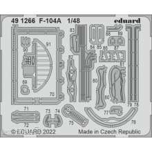 Eduard Accessories 491266 - 1:48 F-104A 1/48