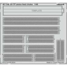 Eduard Accessories 481148 - B-17F ammo feed chutes 1/48