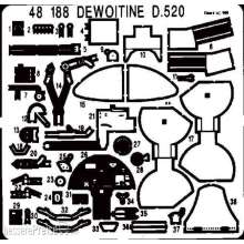 Eduard Accessories 48188 - Dewoitine D-520 in 1:48