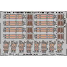 Eduard Accessories 49095 - Seatbelts Luftwaffe WWII fighters STEEL in 1:48