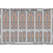 Eduard Accessories 49101 - Seatbelts RAF late STEEL in 1:48