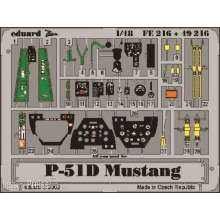 Eduard Accessories 49216 - P-51D Mustang für Tamiya Bausatz in 1:48