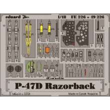 Eduard Accessories 49226 - P-47D Razorback für Tamiya Bausatz in 1:48