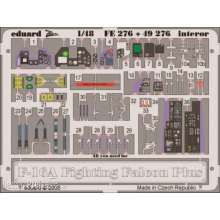 Eduard Accessories 49276 - F-16A Plus Fighting Falcon interior für Hasegawa Bausatz in 1:48