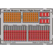 Eduard Accessories 49546 - Remove Before Flight - Israel in 1:48