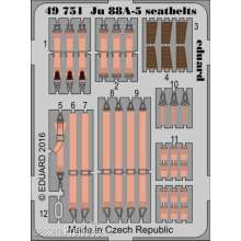 Eduard Accessories 49751 - Ju 88A-5 seatbelts for ICM in 1:48