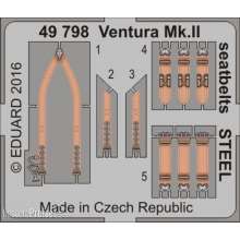 Eduard Accessories 49798 - Ventura Mk.II seatbelts STEEL f.Revell in 1:48