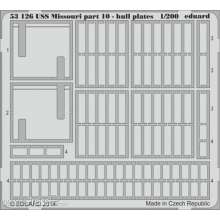 Eduard Accessories 53126 - 1:200 USS Missouri part 10-hull plates f. Trum