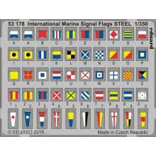 Eduard Accessories 53178 - International Marine Signal Flags STEEL in 1:350