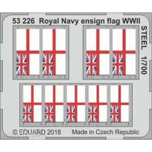 Eduard Accessories 53226 - Royal Navy ensign flag WWII STEEL in 1:700