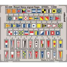 Eduard Accessories 53229 - Royal Navy signal flags STEEL in 1:350