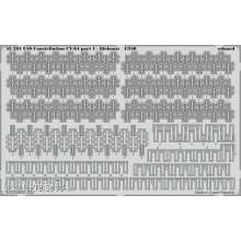 Eduard Accessories 53281 - 1:350 USS Constellation CV-64 part 1 - lifeboats 1/350