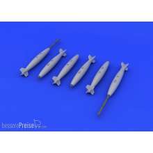 Eduard Accessories 672087 - Mk.82 bombs in 1:72