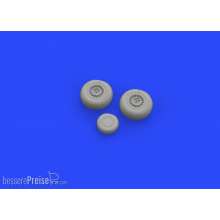 Eduard Accessories 672205 - B-25 wheels for Airfix in 1:72