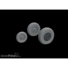 Eduard Accessories 672229 - Buccaneer S.2C wheels for Airfix in 1:72