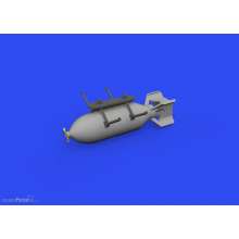 Eduard Accessories 672308 - 1:72 P-39Q 500lb bomb PRINT 1/72 ARMA HOBBY