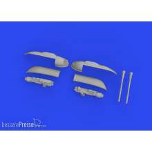 Eduard Accessories 672326 - 1:72 Bf 109F/G/K gun pods PRINT 1/72 EDUARD