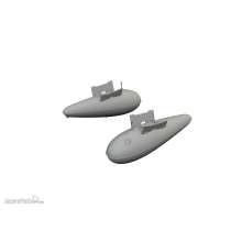 Eduard Accessories 672375 - P-51D 110gal fuel tanks PRINT 1/72