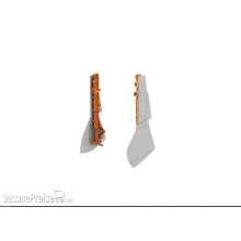 Eduard Accessories 632057 - Fw 190 undercarriage legs BRONZE f.Revel in 1:32