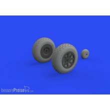 Eduard Accessories 632160 - P-40E wheels for Trumpeter in 1:32