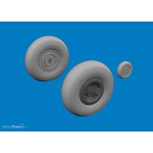 Eduard Accessories 624006 - Spitfire Mk.VIII wheels 4spoke AIRFIX