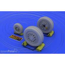 Eduard Accessories 648011 - 1:48 F-16 late wheels (KIN)