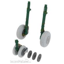 Eduard Accessories 648037 - 1:48 MiG-29 wheels for Academy/Eduard