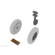 Eduard Accessories 648058 - 1:48 Bf 109E wheels for Eduard