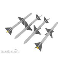 Eduard Accessories 648062 - AIM-7E Sparrow in 1:48