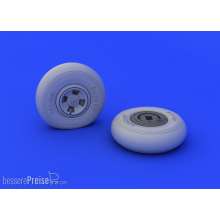 Eduard Accessories 648229 - Hurricane Mk.I wheels for Airfix in 1:48